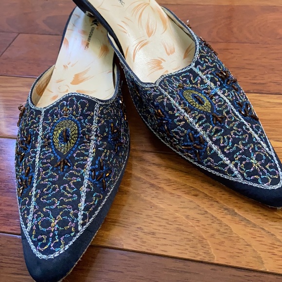 Blue kitty heels - Picture 3 of 3